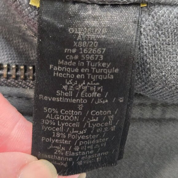 John Varvatos Men's Size M Scott Denim Hooded Shark Gray Trucker Jacket - Picture 10 of 12